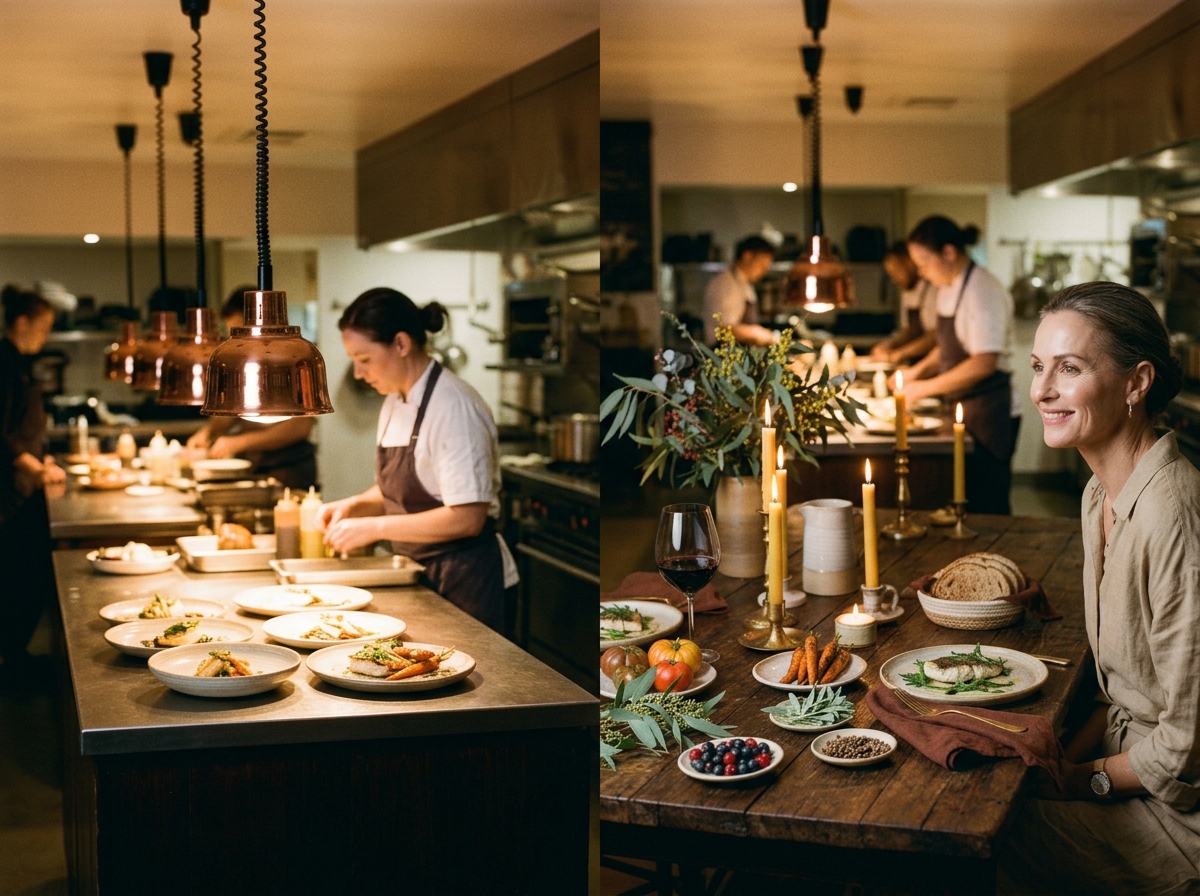 Chef-led Australian restaurant dining experience