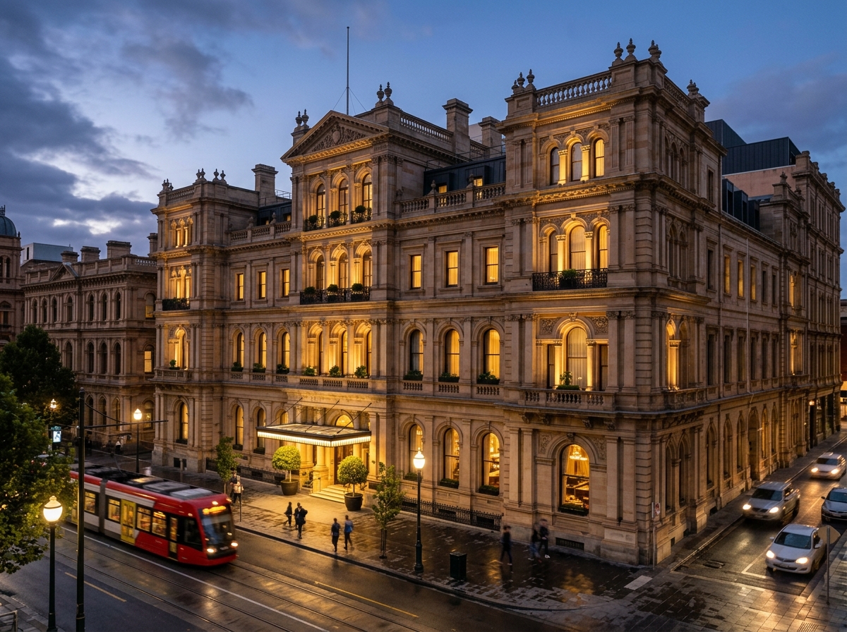 Southern Cross Grand heritage hotel in Adelaide